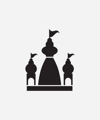 temple icon, vector best flat icon.