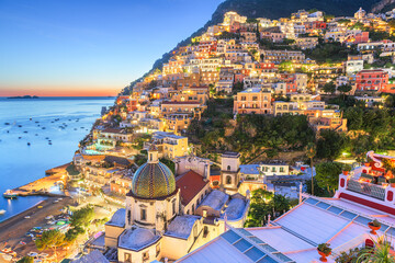 Positano, Italy along the Amalfi Coast
