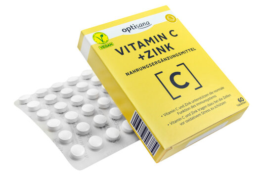 Optisana Vitamin C und Zink Tabletten  vegan