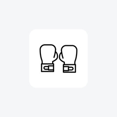 Gloves, Handwear, icon isolated on white background vector illustration Pixel perfec