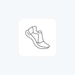 Shoes, Footwear, Fashion, thin line icon, grey outline icon, pixel perfect icon