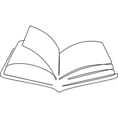 Book Line Art