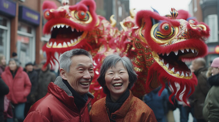 Chinese new year celebration - Dragon year - lunar new year
