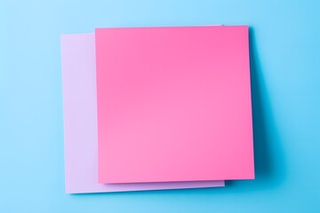 Stack of Two Pink Sheets of Paper for Creative Projects and Design Inspiration Generative AI