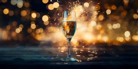 Glass of sparkling for New Year!