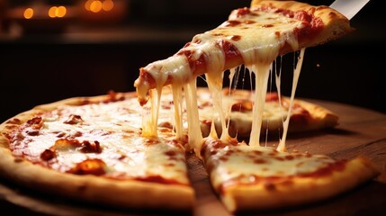 cheese tasty pizza food photo illustration crust toppings, sauce slice, oven fresh cheese tasty...
