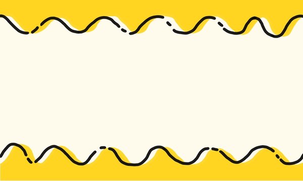 Yellow curve rectangle background
