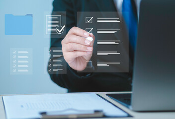Quality certification mark Verify business listings, online surveys, effective document forms, project management, evaluations, audits, control standards.