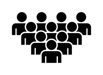 Symbol, ikona ludzi. Plik wektorowy.