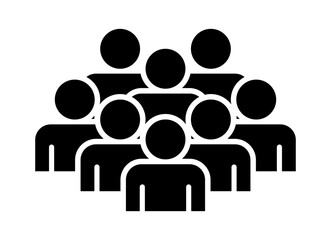 Symbol, ikona ludzi. Plik wektorowy.