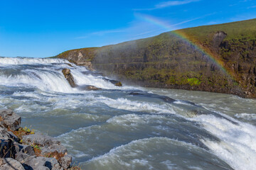 Godafoss famous waterfall in Iceland