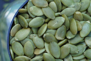 Pumpkin seed , close up view