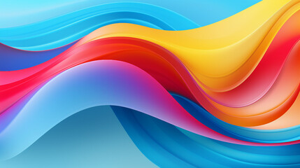 Colorful Abstract Background with Dynamic Motion