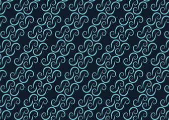 Luxury seamless pattern design Repeatable background Decorative and linear style 