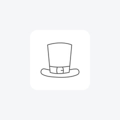 St. Patrick's Day, Irish Celebration,  thin line icon, grey outline icon, pixel perfect icon