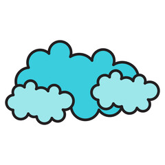 color cloud icon