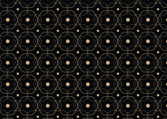 Luxury seamless pattern design Repeatable background Decorative and linear style 