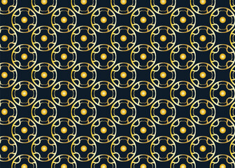 Luxury seamless pattern design Repeatable background Decorative and linear style 