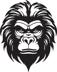 Fototapeta premium Monkey Baboon Mascot Graphics