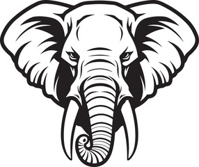 Obraz premium Elephant Mascot Graphics