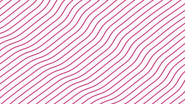 Abstract curved line wavy background animated 4k   