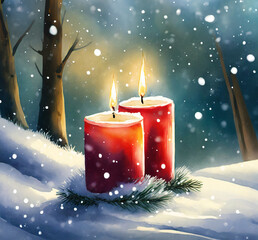 zweiter Advent Kerzen