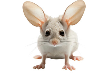 Jerboa Mouse Breed on a White or Clear Surface PNG Transparent Background - obrazy, fototapety, plakaty