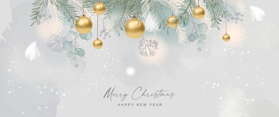 Christmas and New Year Banner - 685247986
