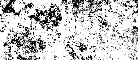 Fototapeta premium seamless distressed overlay texture with black and white grunge stains, Distressed Effect Grunge Background with grainy stains, Dust Overlay Distress Grain with scratches for design.