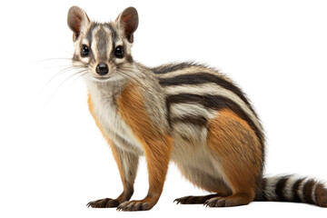 Obraz premium Numbat Striped Anteater on a White or Clear Surface PNG Transparent Background