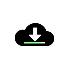 design illustration that depicts the download process