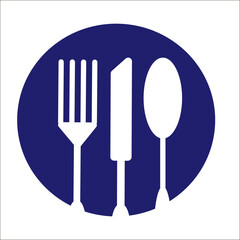 Kitchen plates vector icon on white