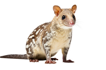 Quoll Carnivorous Marsupial Hunter on a White or Clear Surface PNG Transparent Background