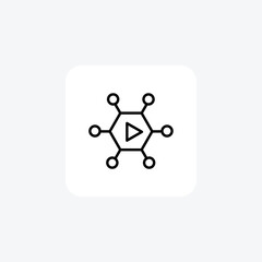 Viral, Trending, Contagious Content, line icon, outline icon, pixel perfect icon