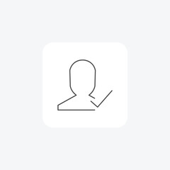 Following Trend, Following Patterns, thin line icon, grey outline icon, pixel perfect icon