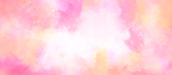 Colorful hand painted washed and splashes of soft watercolor, Color splashing on paper with watercolor splashes, Beautiful and colorful soft watercolor background, watercolor vector illustration.