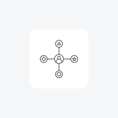 User Interface, UI Design, thin line icon, grey outline icon, pixel perfect icon