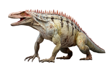 Spinosaurus Sail Backed Behemoth on a White or Clear Surface PNG Transparent Background