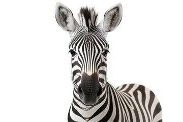 Fototapeta na wymiar Zebra Savanna Stripes on a White or Clear Surface PNG Transparent Background