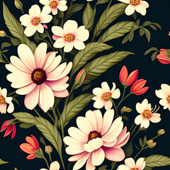 seamless floral background