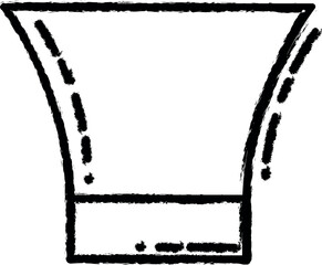 glass dusk icon grunge style vector