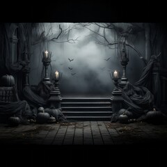 Gothic Art Backdrop