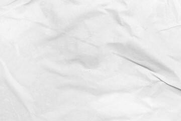 White paper sheet crumpled texture