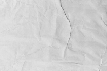White paper sheet crumpled texture