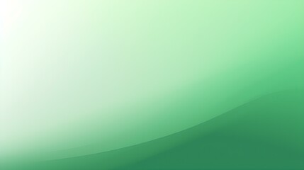 Gradient Background in green and white Colors. Elegant Display Wallpaper with soft Waves