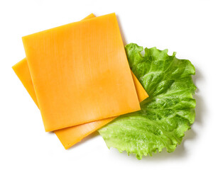 cheddar cheese and lettuce