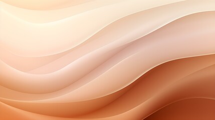 Gradient Background in light brown and white Colors. Elegant Display Wallpaper with soft Waves