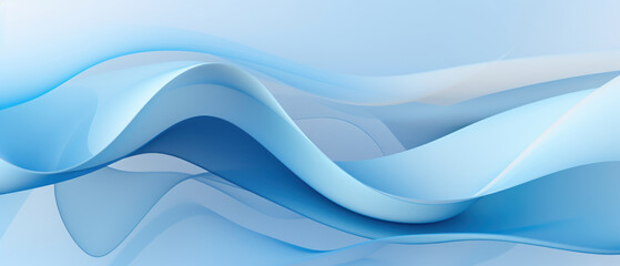 Dynamic blue wave pattern with undulating lines.