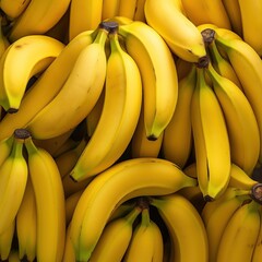 close up view of a bunch of bananas AI generated