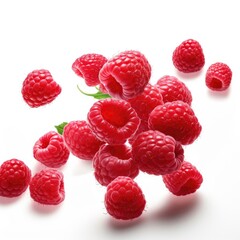 raspberries on white background, raspberries isolated on white background, raspberries splash, raspberries isolated, raspberry isolated, raspberries on white, fresh raspberries, easy to cut out,cutout